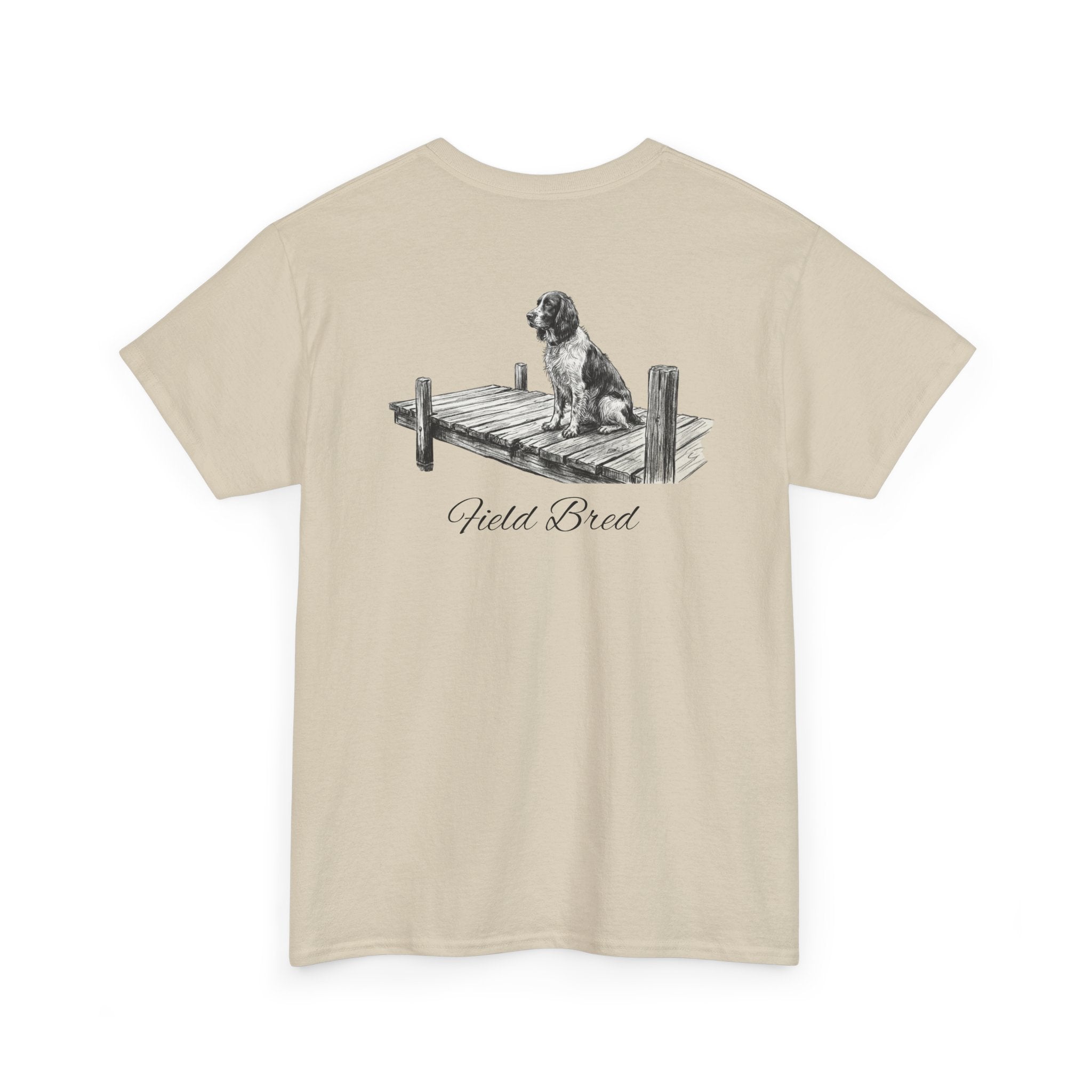 T-Shirt — Vintage Dog on Dock "Voted Best" Graphic Tee