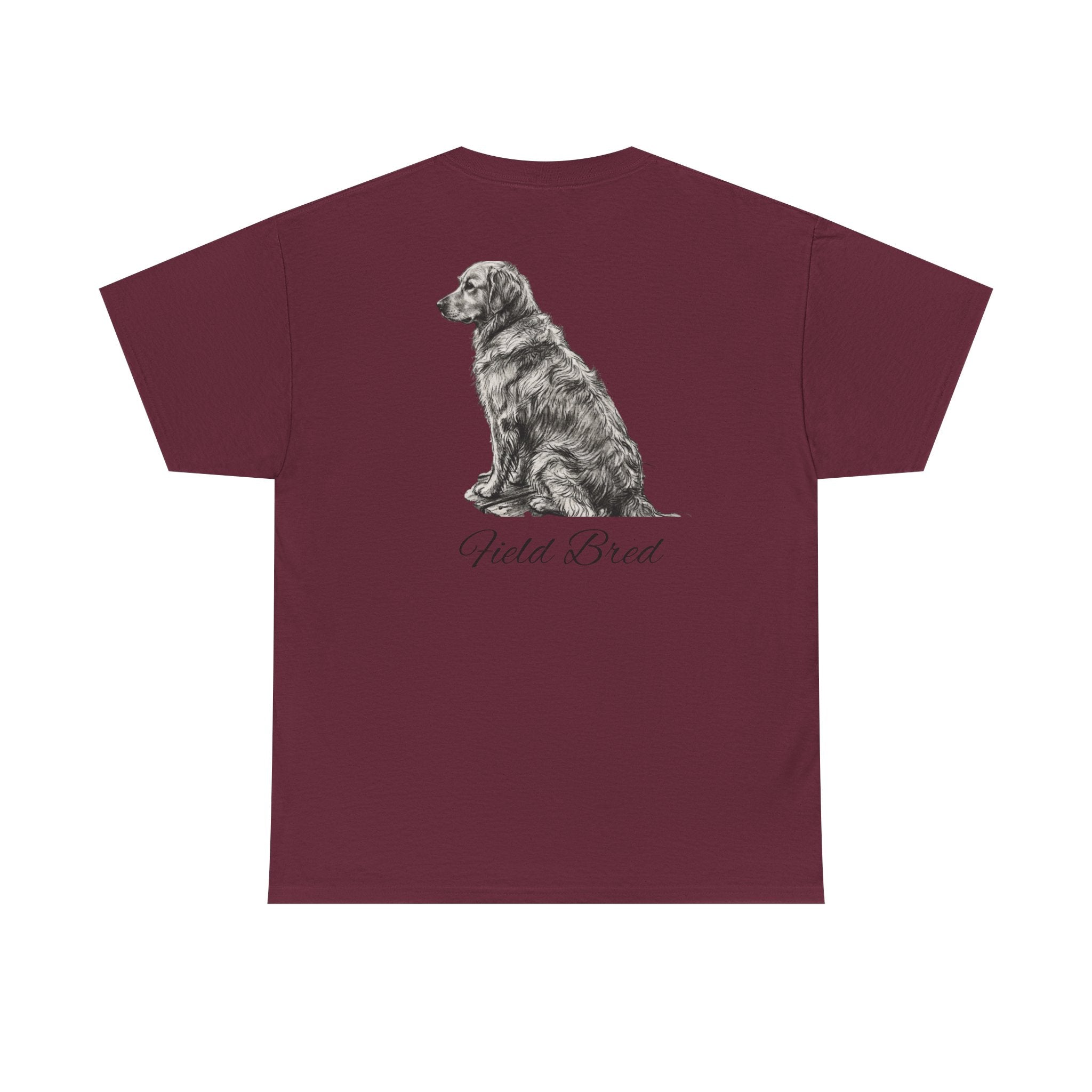 Field Bred Retriever Tee — Vintage Dog Illustration T‑Shirt