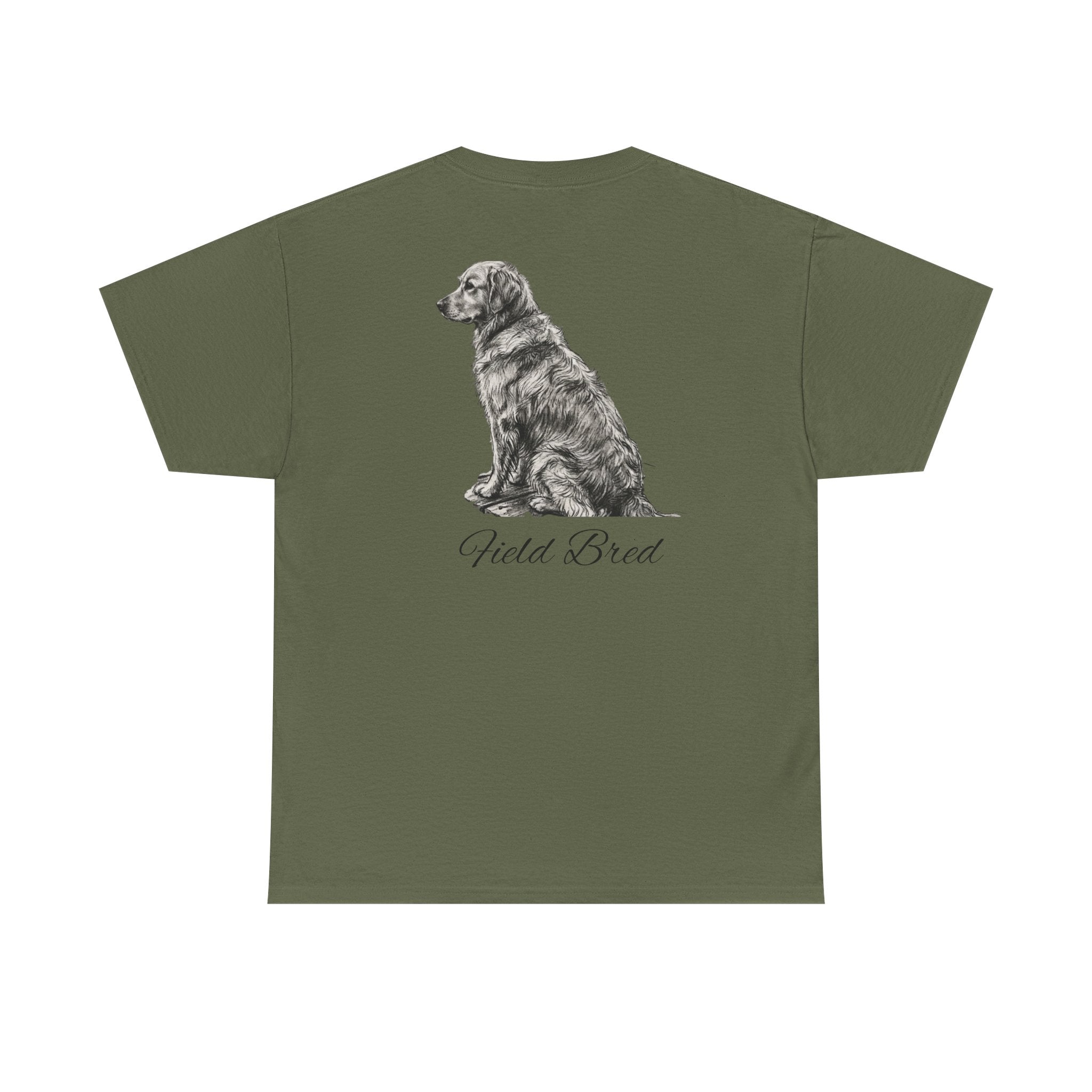 Field Bred Retriever Tee — Vintage Dog Illustration T‑Shirt