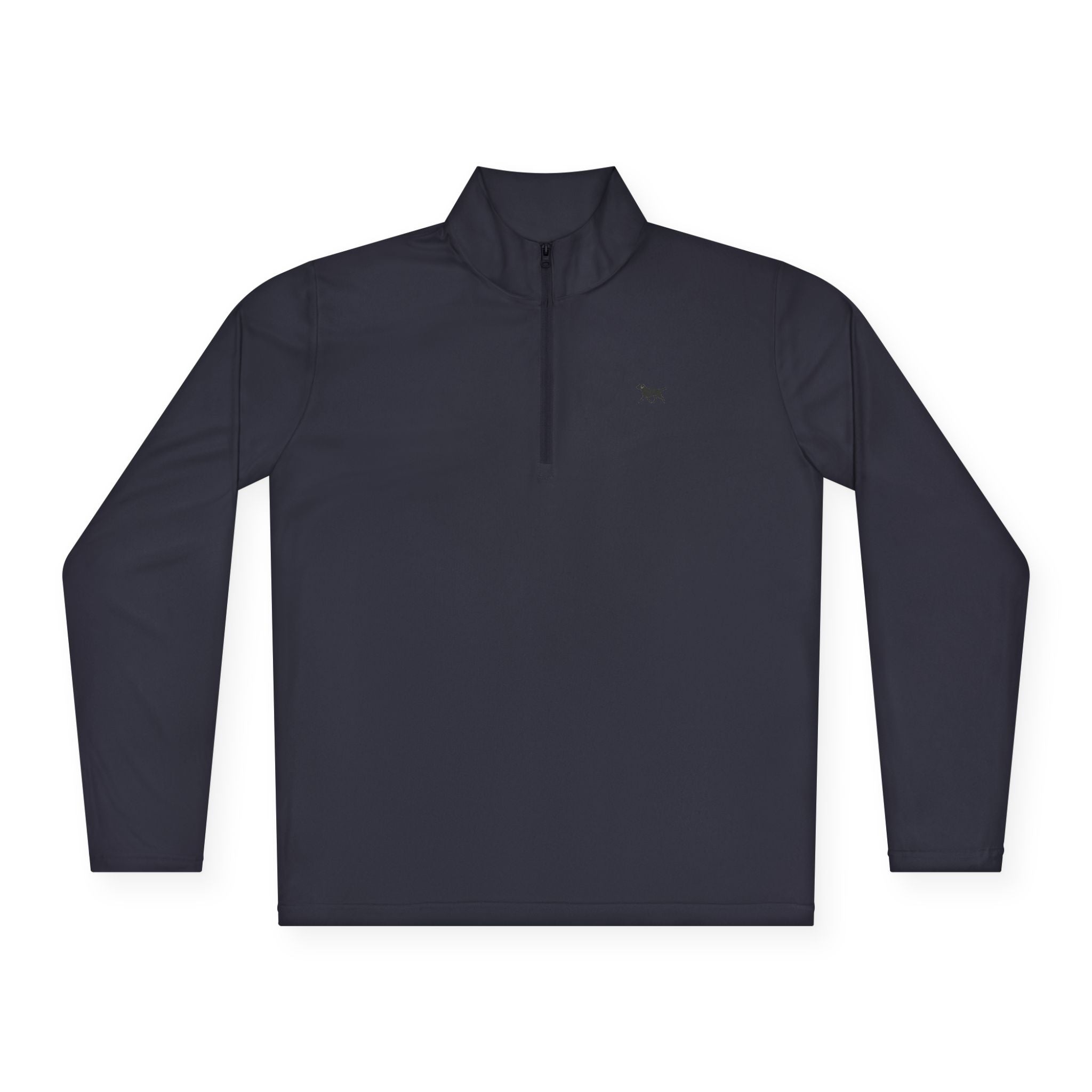 Quarter-Zip Pullover — Minimal Embroidered Performance Top