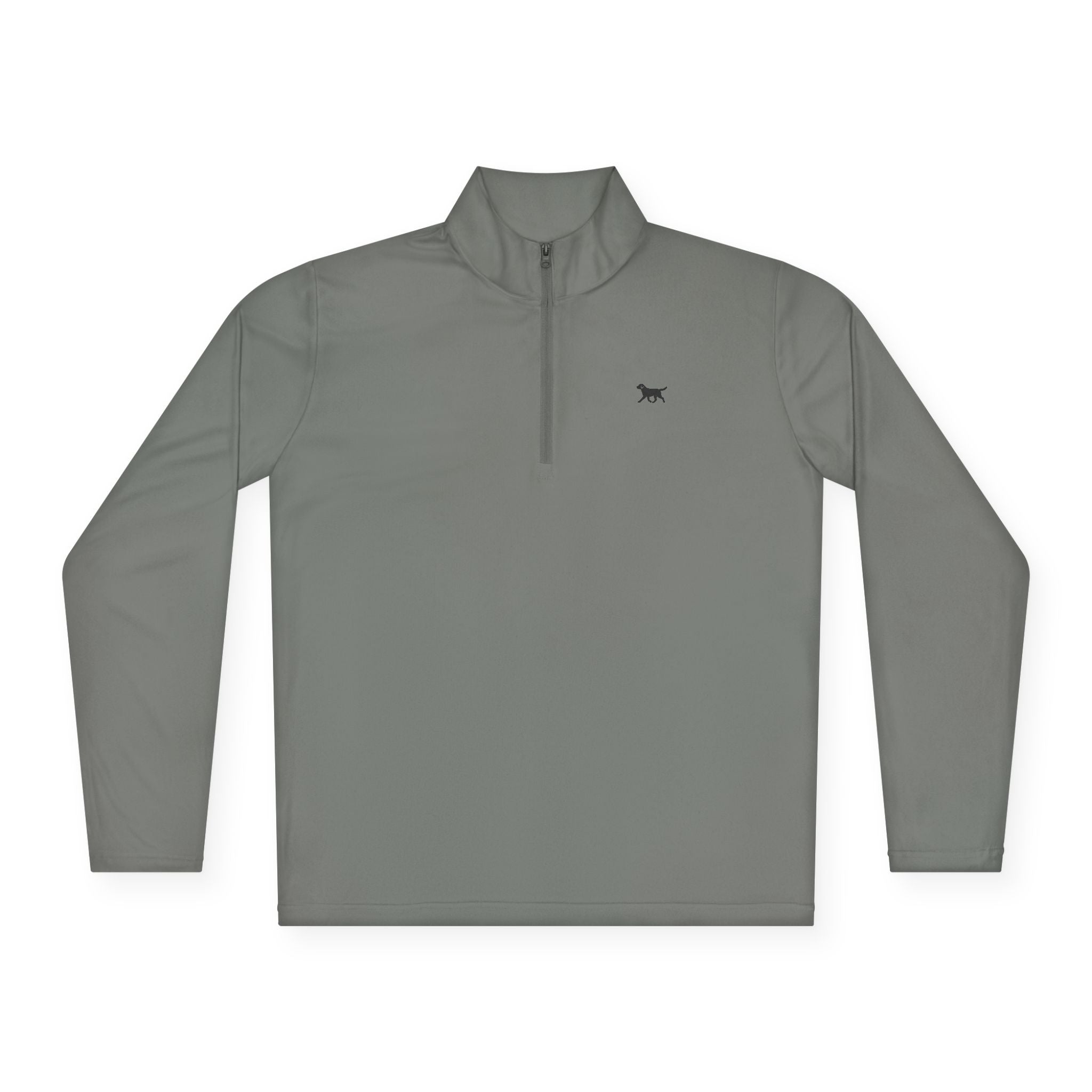 Quarter-Zip Pullover — Minimal Embroidered Performance Top