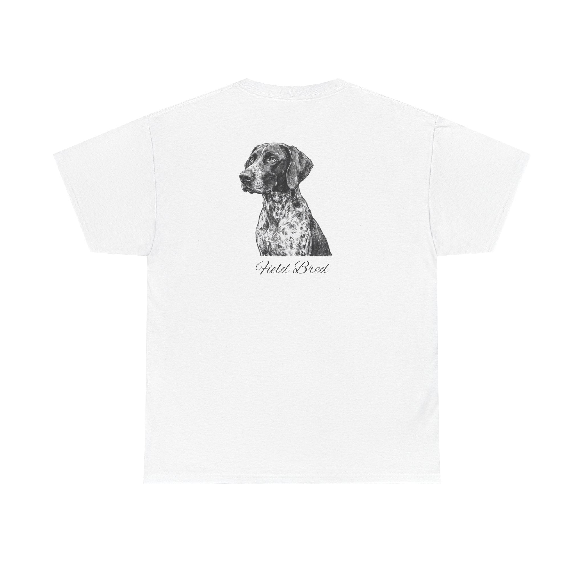T-Shirt — German Shorthaired Pointer Portrait Tee (Text: 'GSP')
