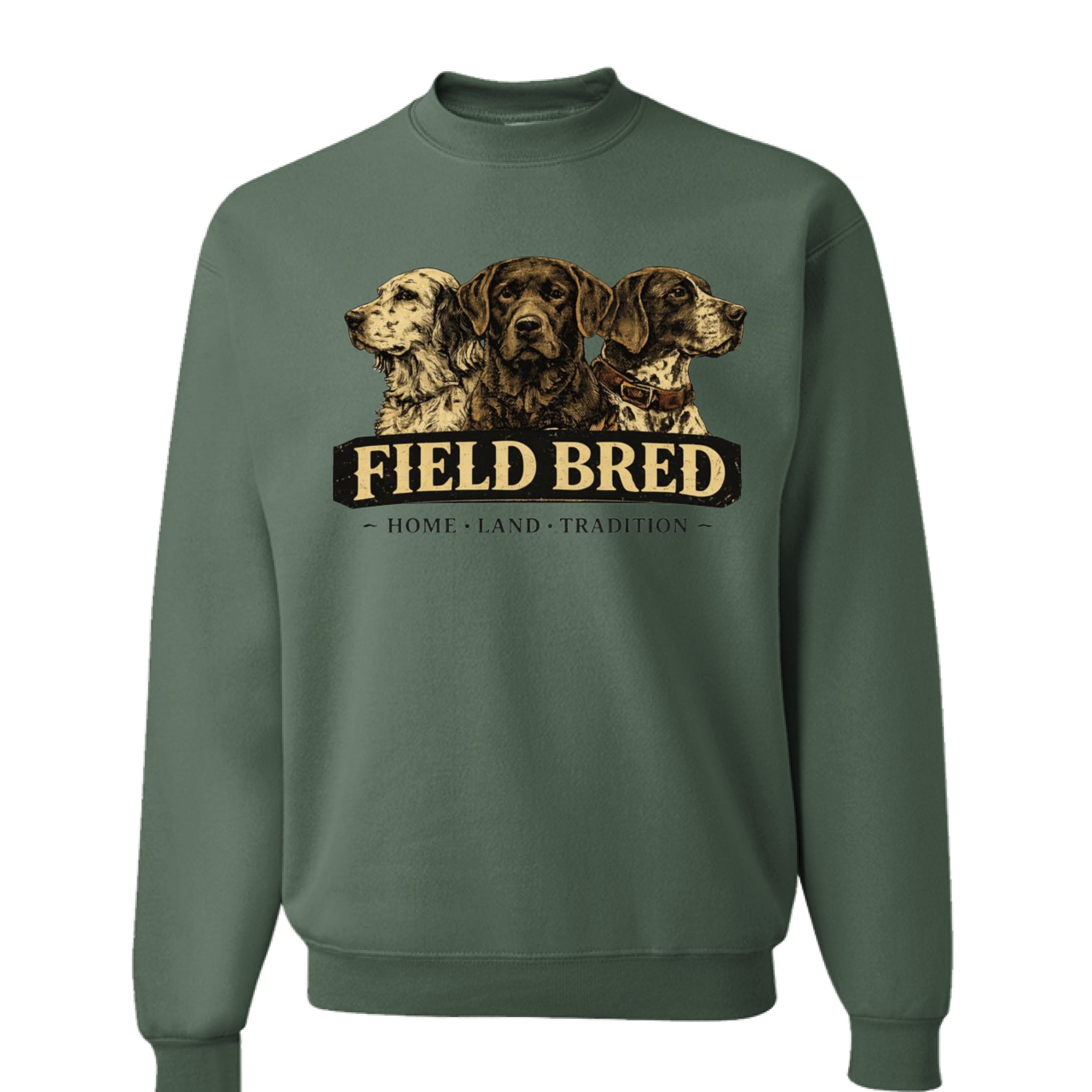 Military Green Heather - FRONT