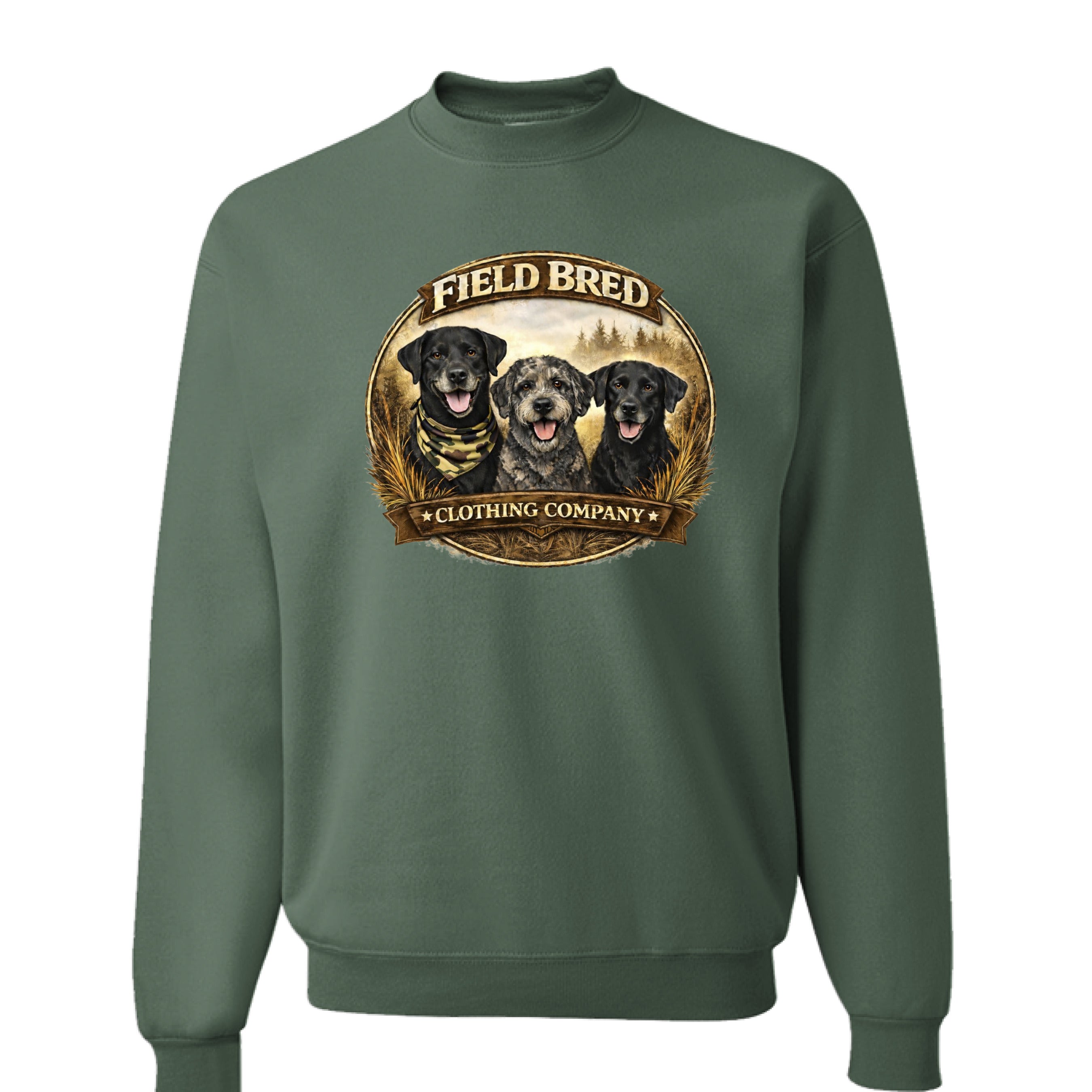 Military Green Heather - FRONT