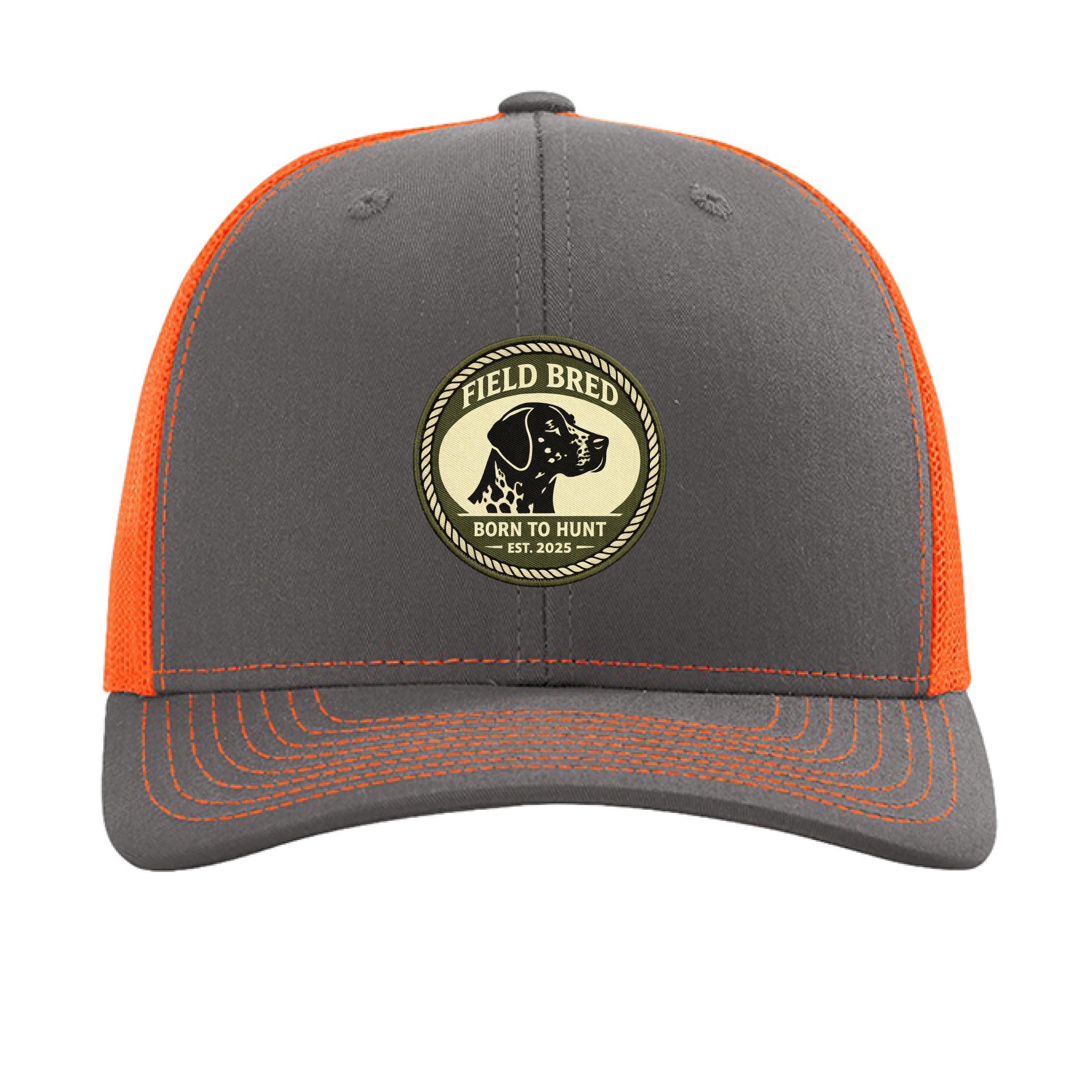 Charcoal/ Neon Orange - FRONT