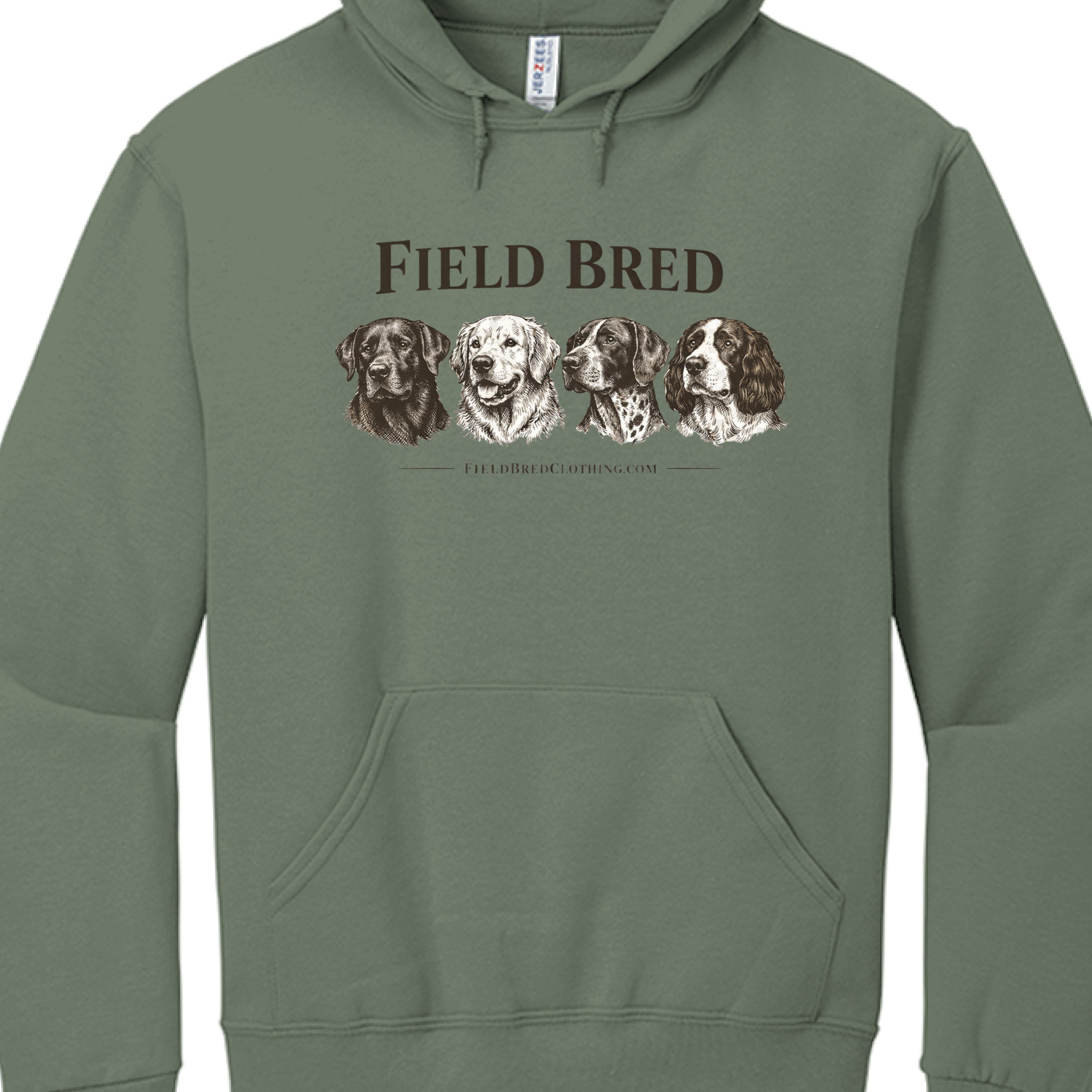 Military Green Heather - FRONT