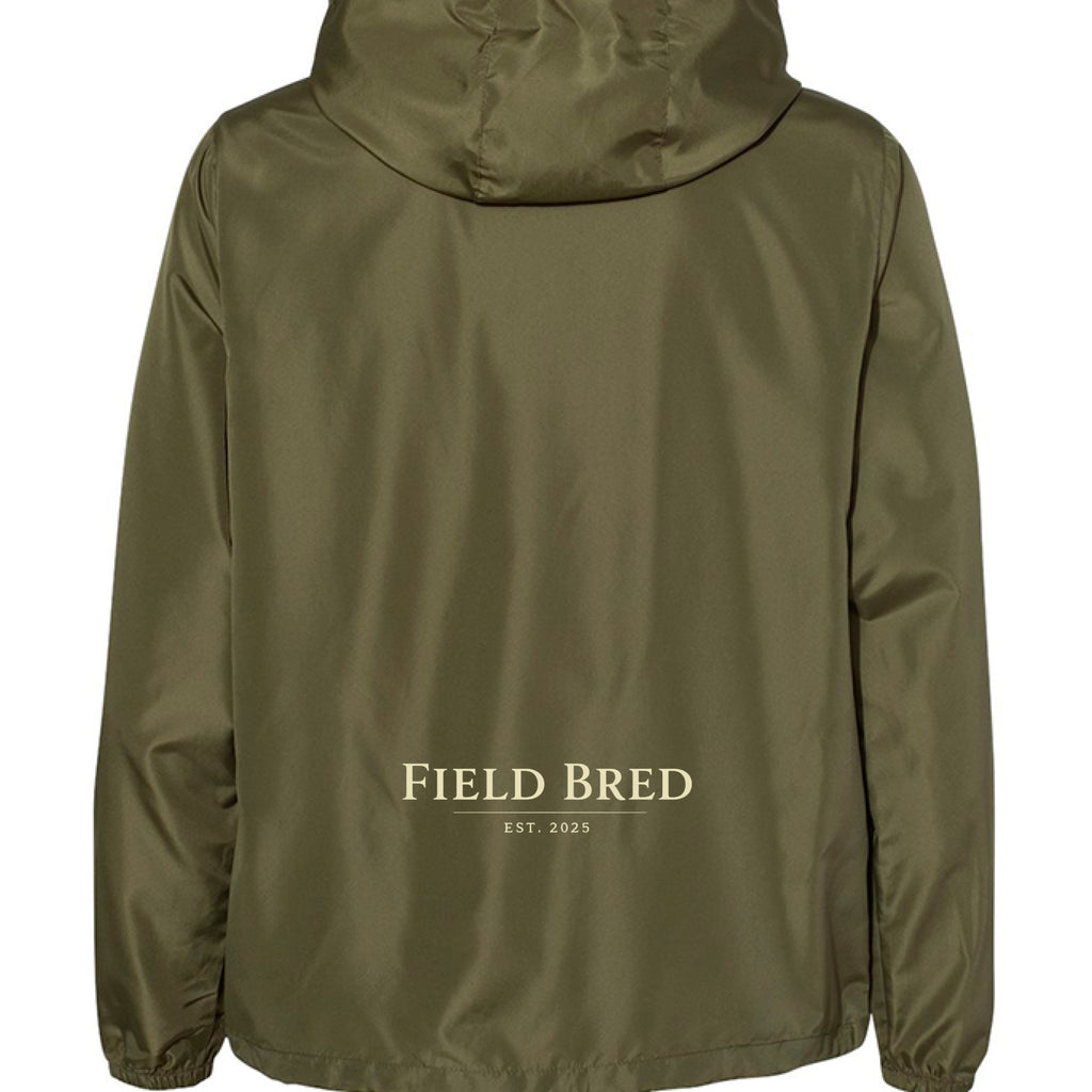 Army/ Black Zipper - BACK